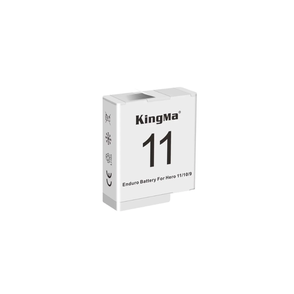 Bateria KingMa Enduro para GoPro Hero 12, 11, 10 e 9