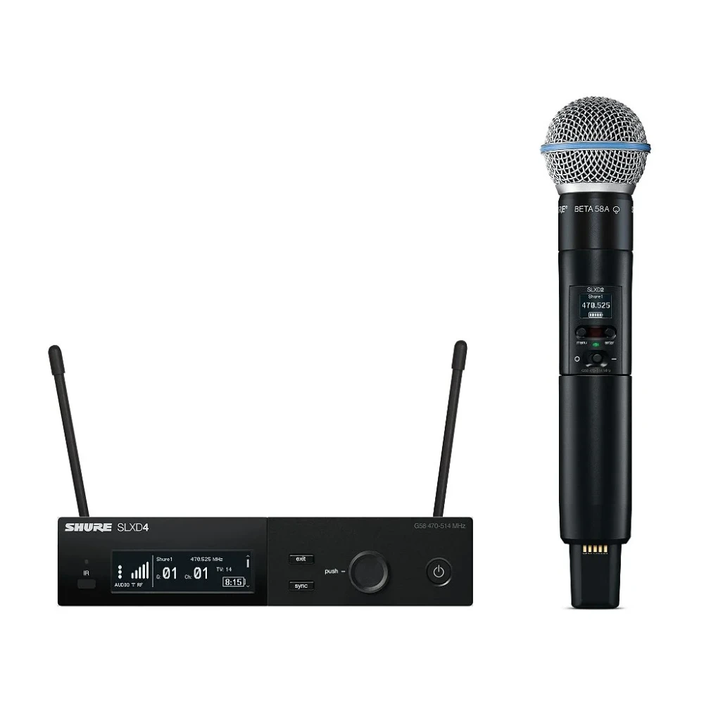 Microfone Shure SLXD24 Beta 58