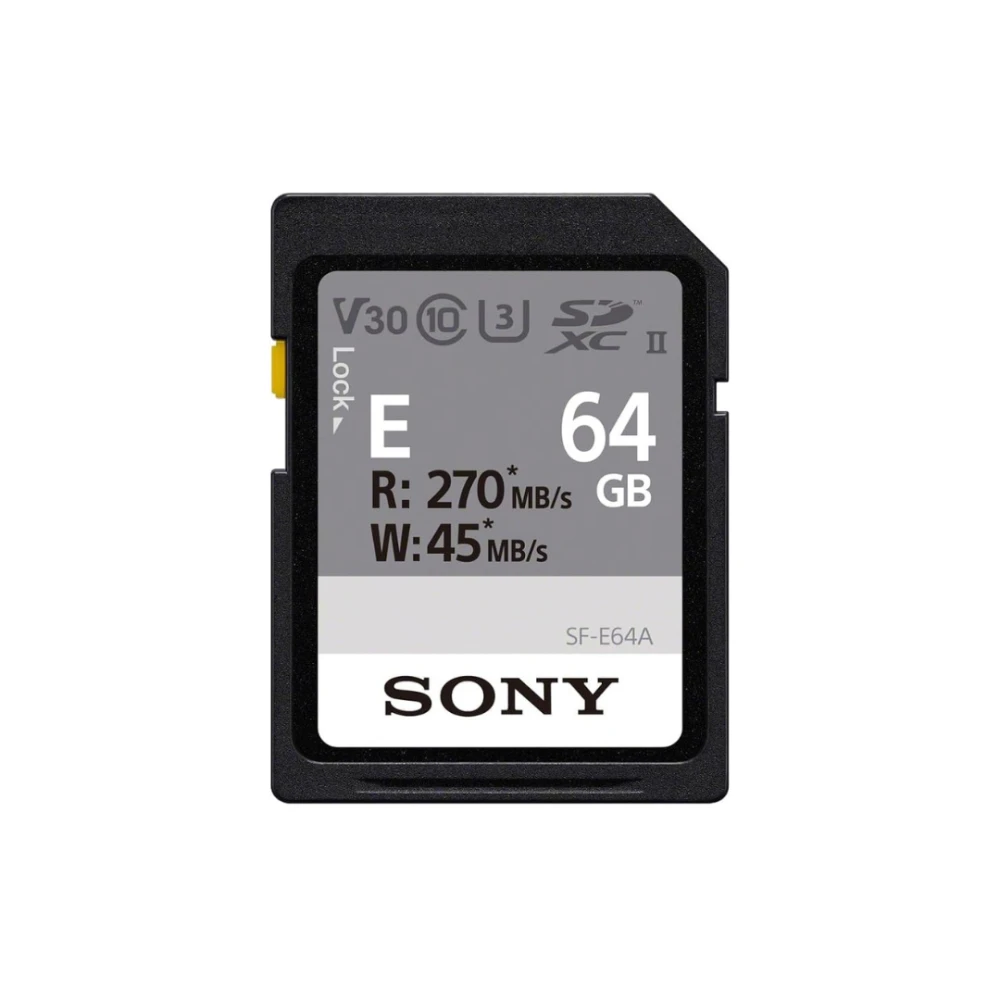 Cartão de Memória SD Sony SDXC 64GB 270Mbs V30