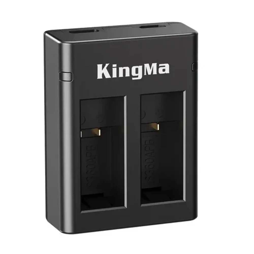 Carregador KingMa USB Duplo BM065 para Insta360 Ace