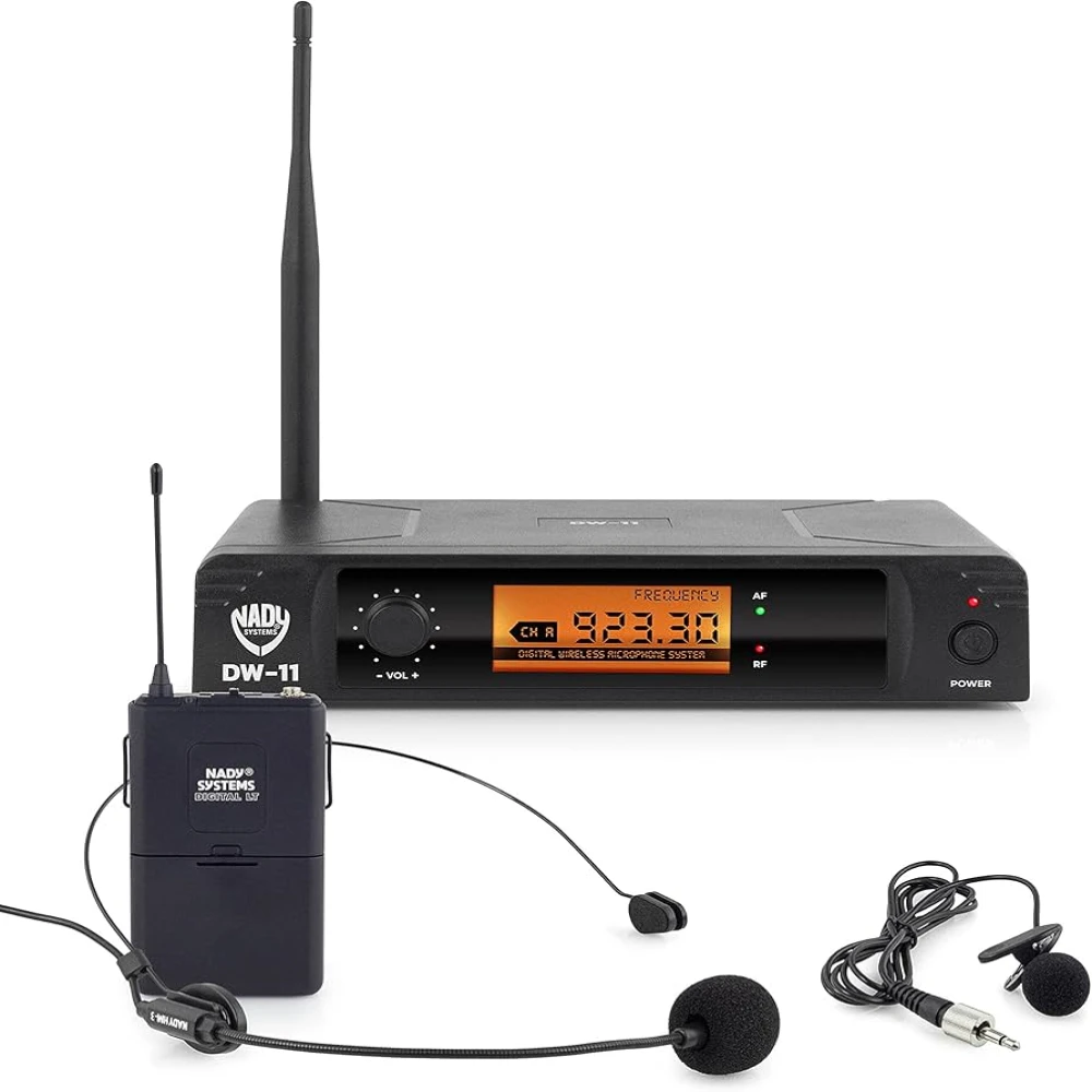 Microfone Nady DW-11LT-HM Lapela Wireless