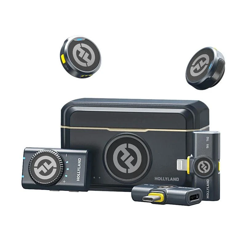 Microfone Hollyland Lark M2 Combo (Anatel)