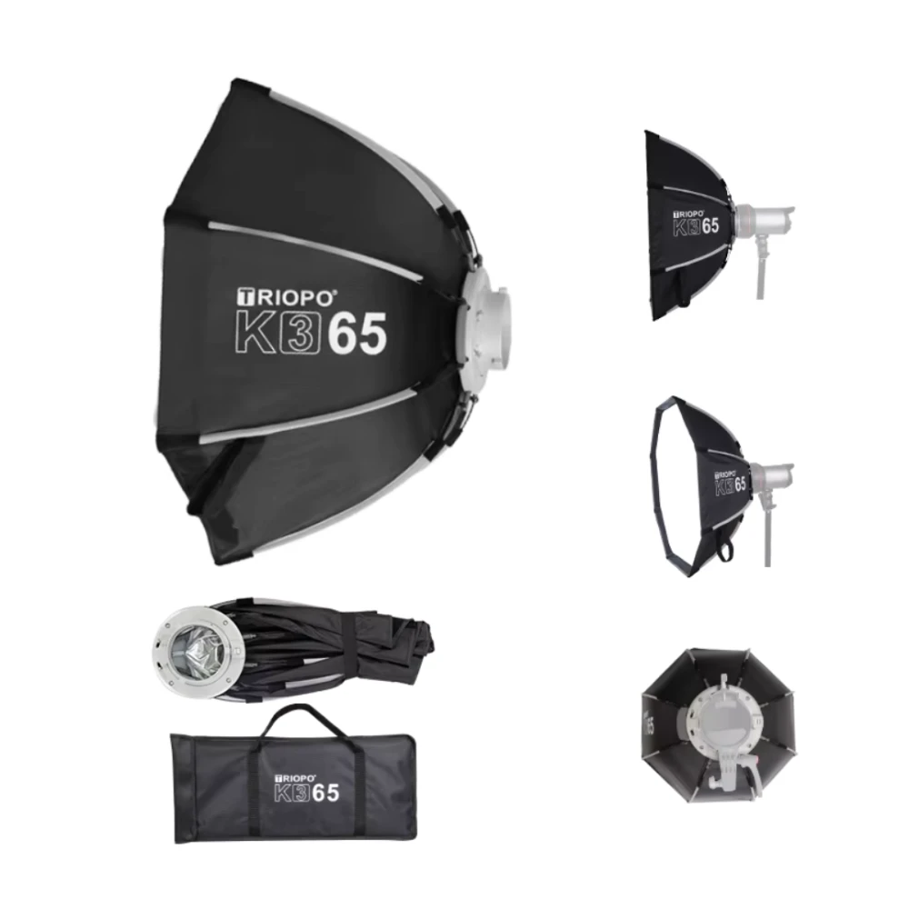 Softbox Triopo K3 65CM Octabox Bowens c/Grid