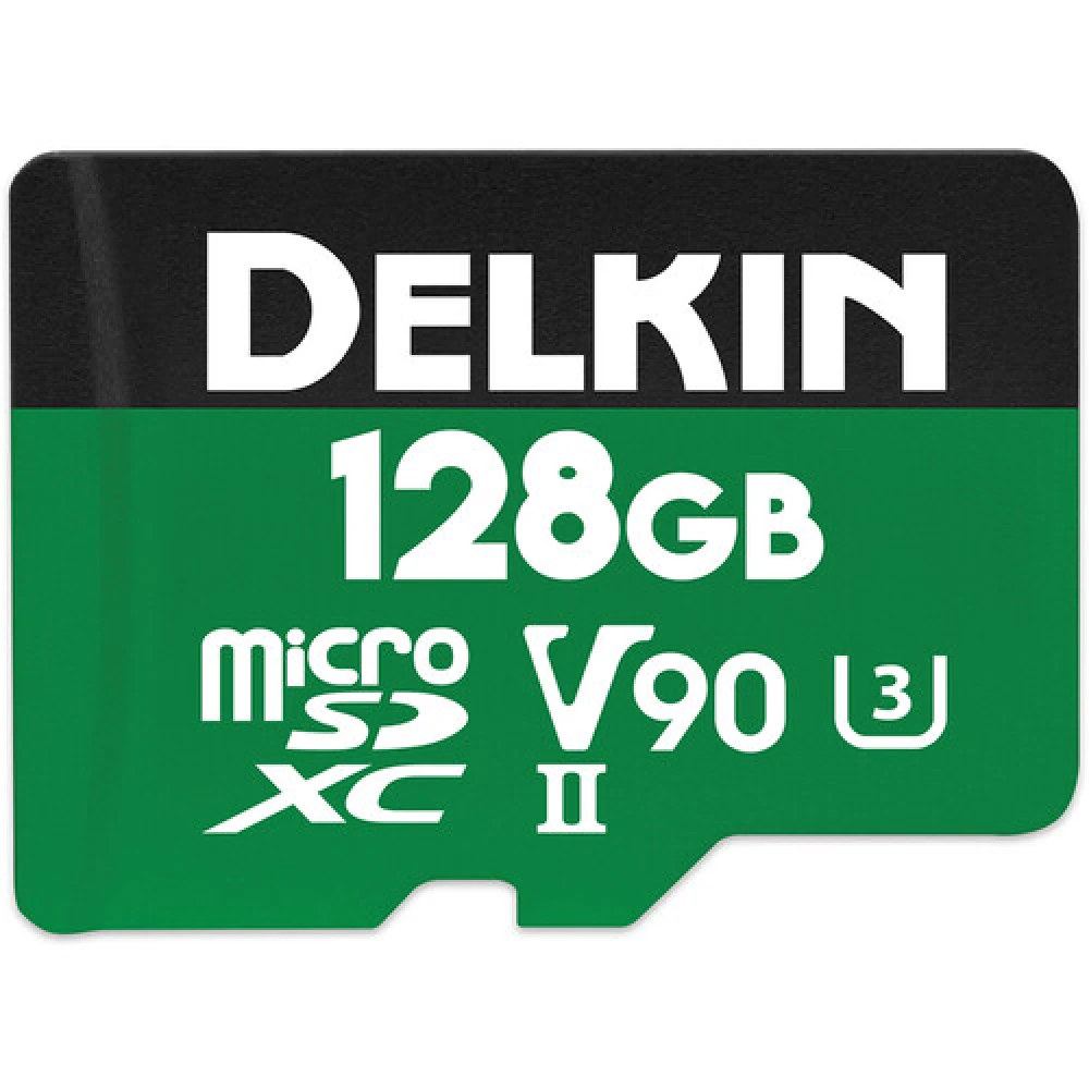 Memória Delkin MicroSD 128GB Power 300MBS V90