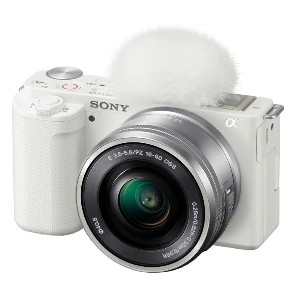 Camera Sony ZV-E10 Kit 16-50MM (Branco)