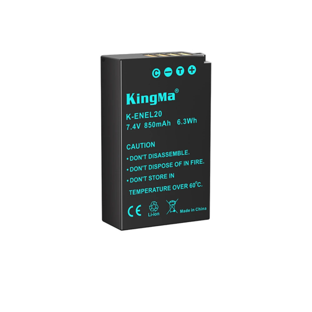 Bateria KingMa EN-EL20 850mAh para Câmeras Nikon