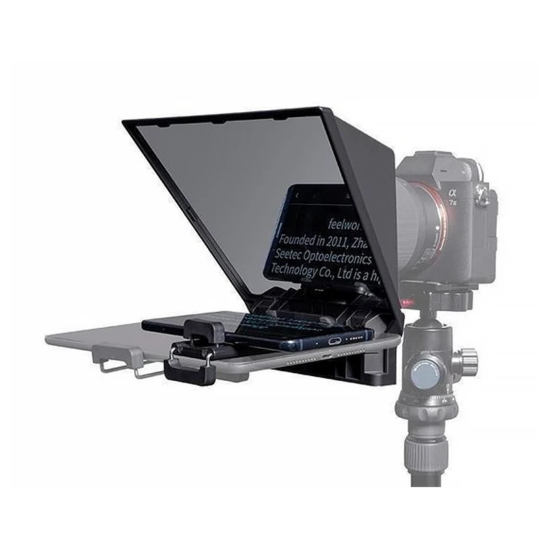 Teleprompter Portátil TP2 FeelWorld para Smartphone / Câmeras / Tablets com controle