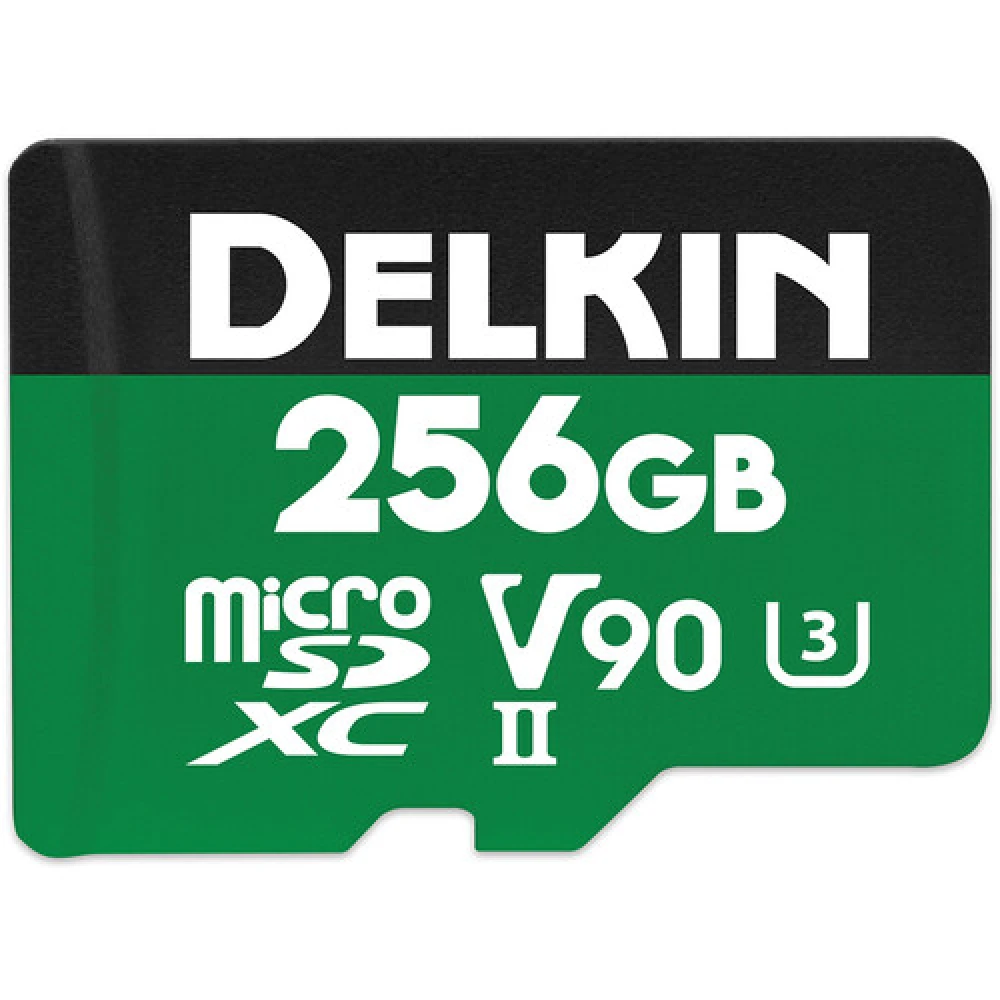 Memória Delkin MicroSD 256GB Power 300MBS V90