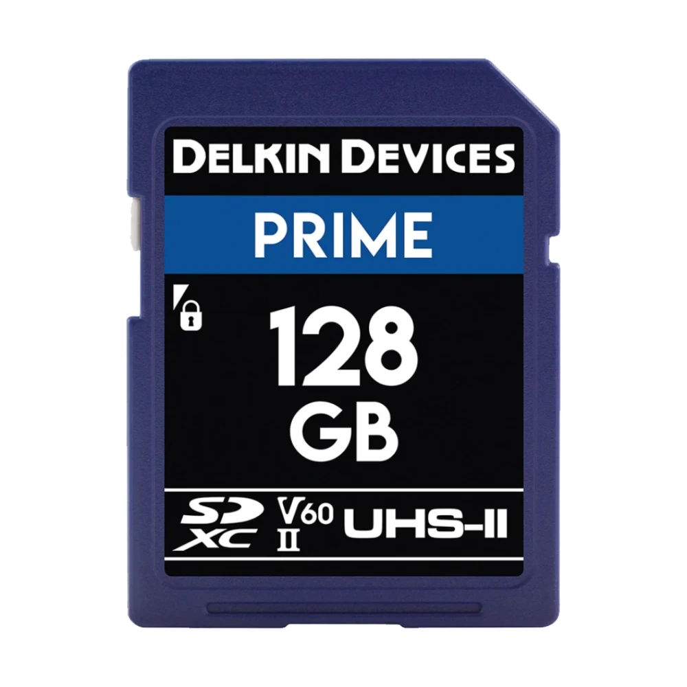 Memória Delkin SD 128GB Prime 280MBS V60