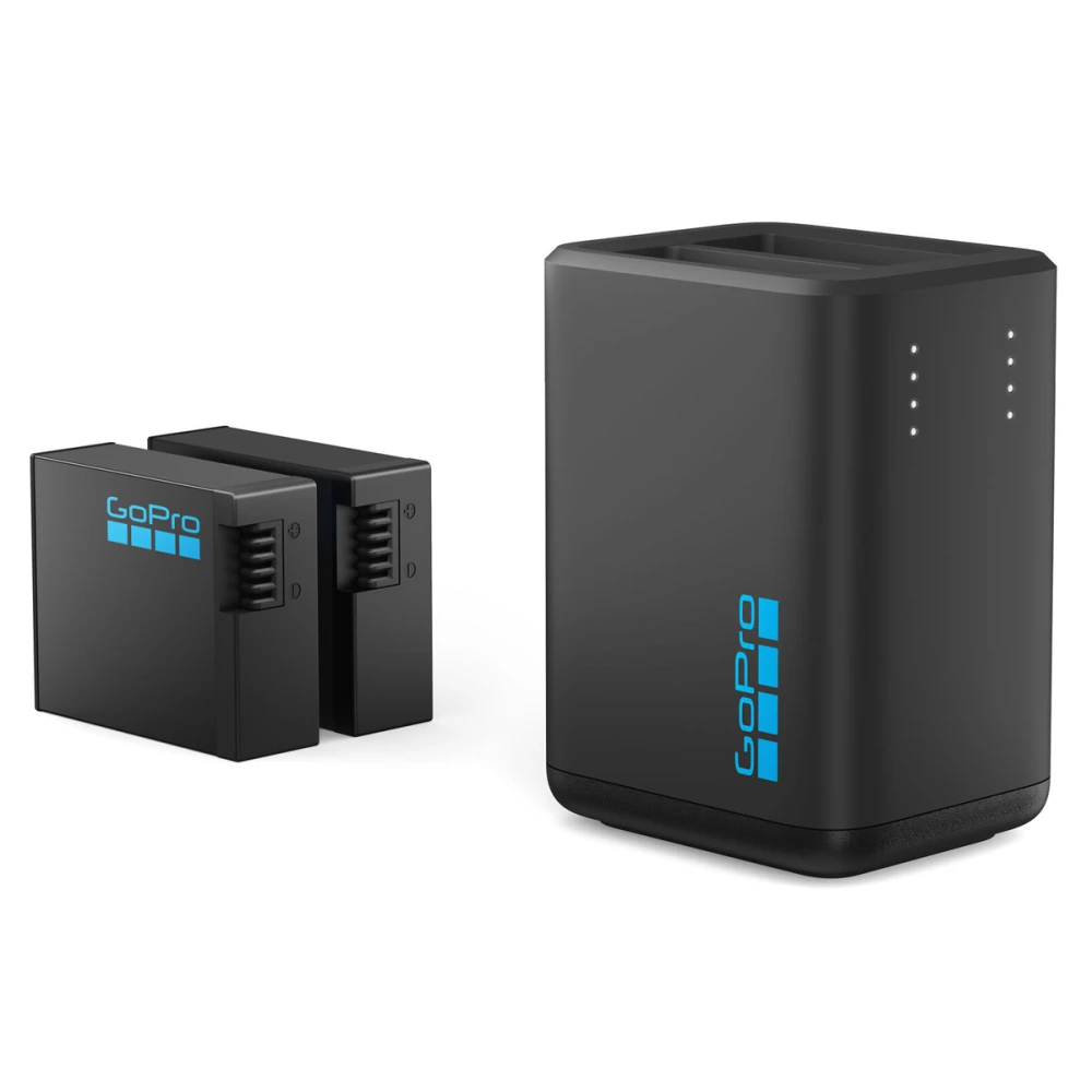 Carregador Duplo + 2 Baterias GoPro Max AEDBD-201