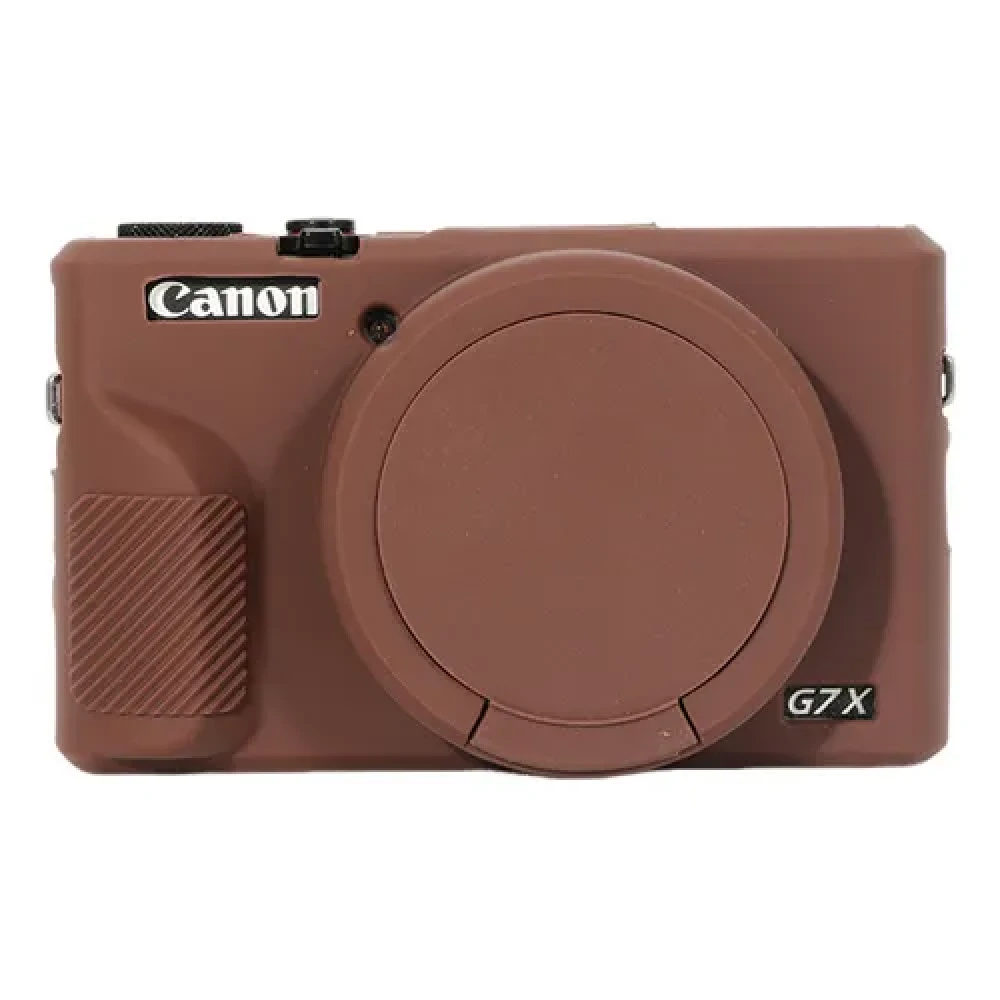 Capa Silicone Canon G7X Mark III Brown