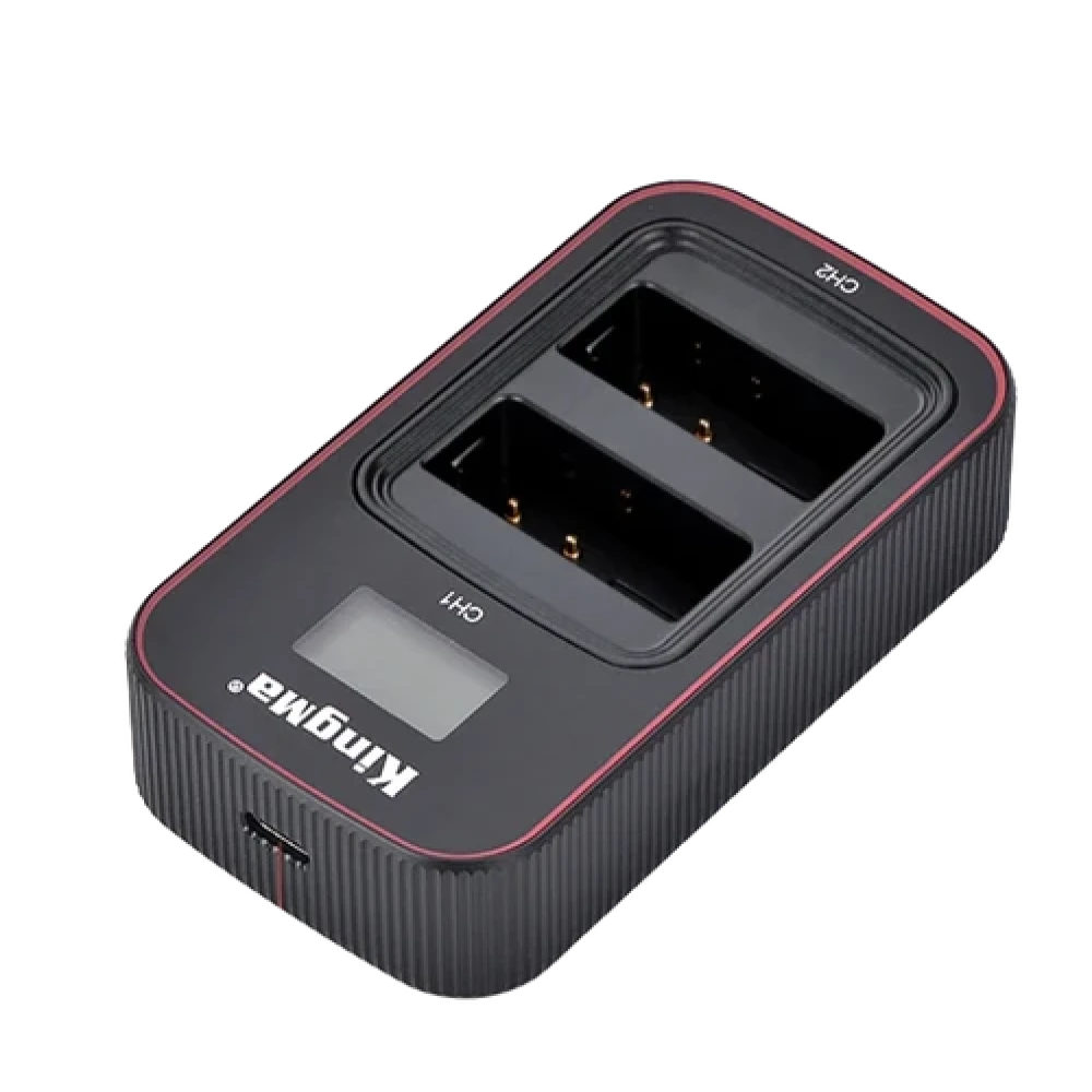 Carregador KingMa LCD USB Duplo DMW-BLF19 Panasonic