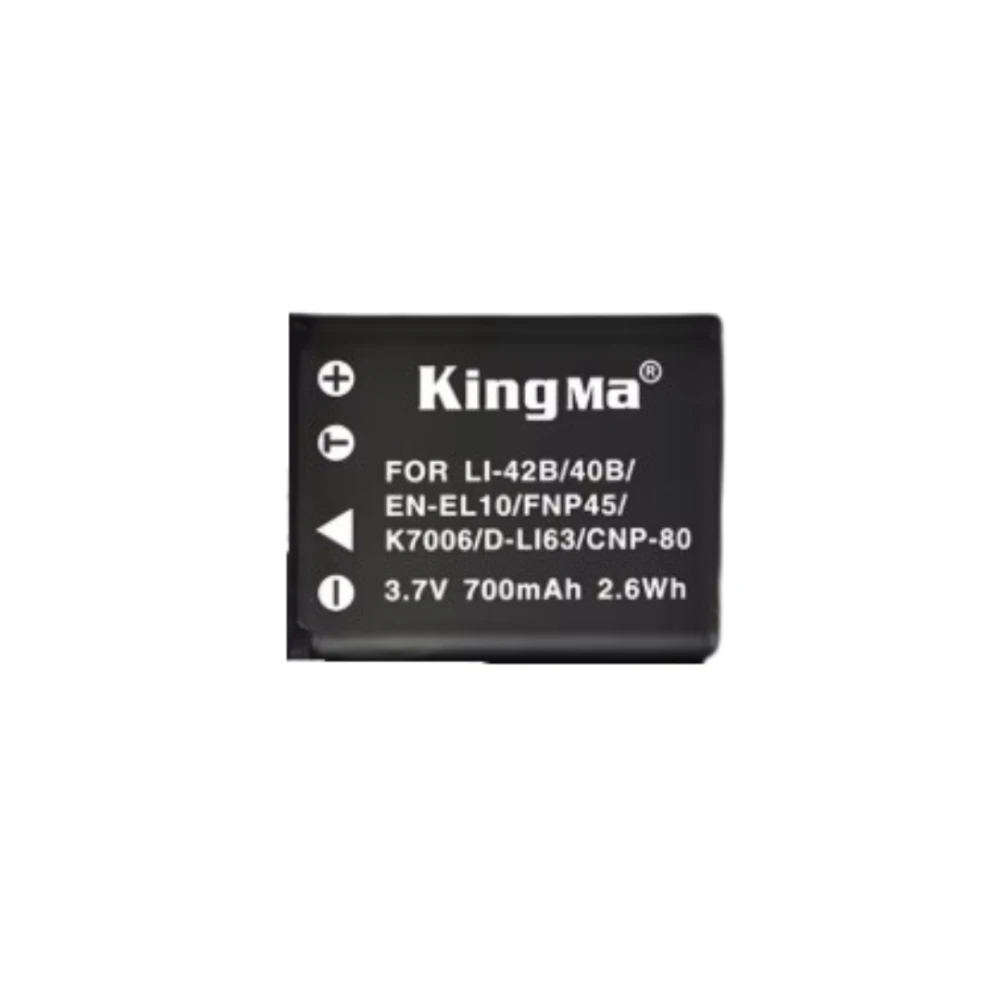 Bateria KingMa LI-40B / LI-42B 700mAh para Câmeras Olympus