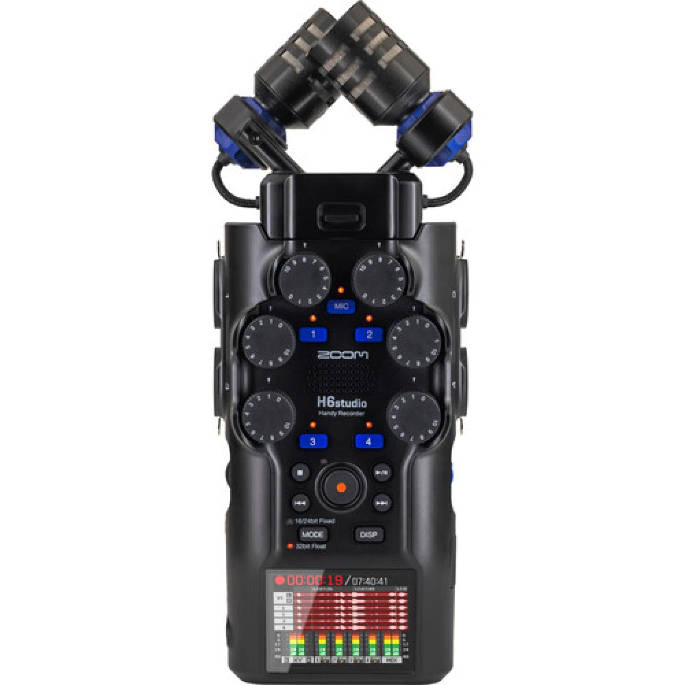 Gravador Zoom H6 Studio 4XLR/TRS