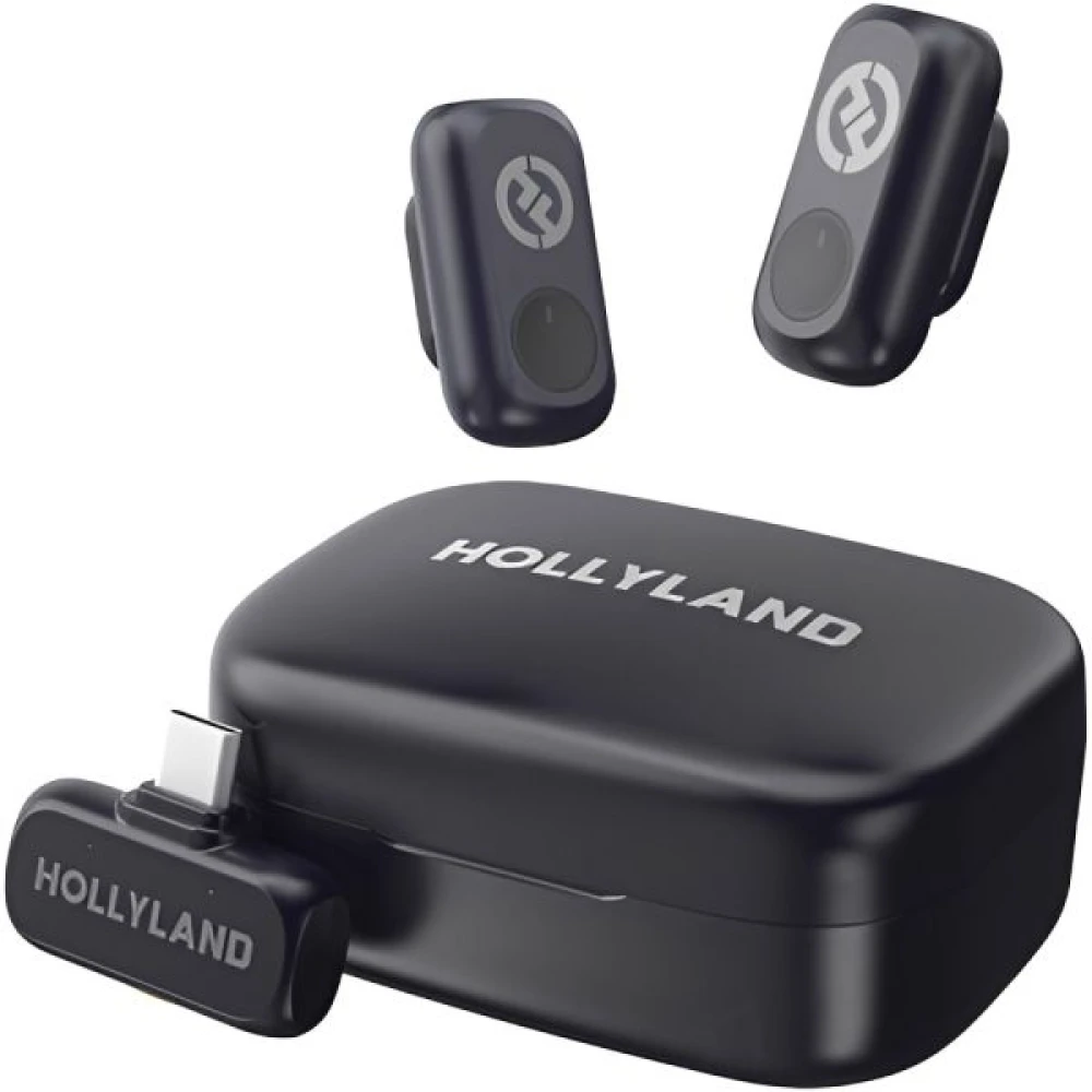 Microfone Hollyland Lark A1 Duo para Smartphone com USB-C