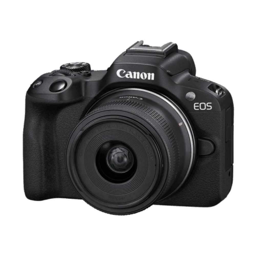 Kit Câmera Digital Canon Eos R50 RF-s 18-45MM F4.5-6.3 Is STM Black