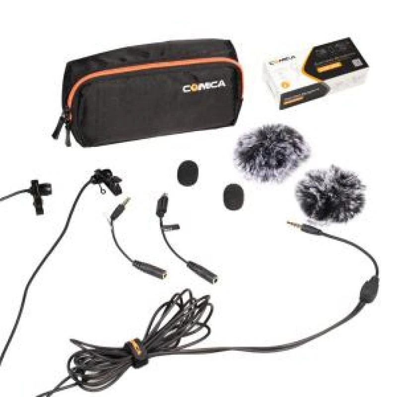 Microfone Comica CVM-D02B 6m Black