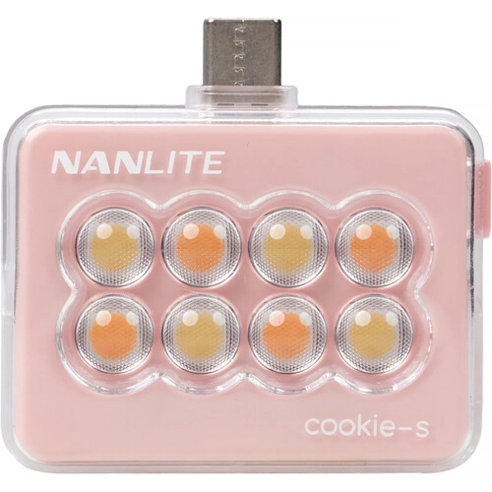Led Nanlite Cookie-s USB-C Pink