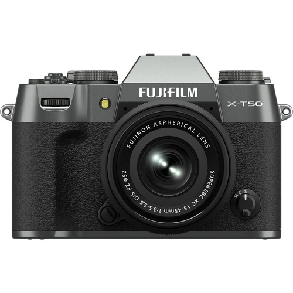 Câmera Fuji X-T50 XC 15-45mm Kit Silver