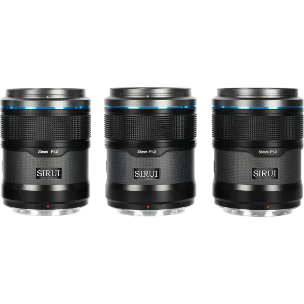 Lente Sirui Kit 23MM 33MM 56MM 1.2 Sony E-Mount