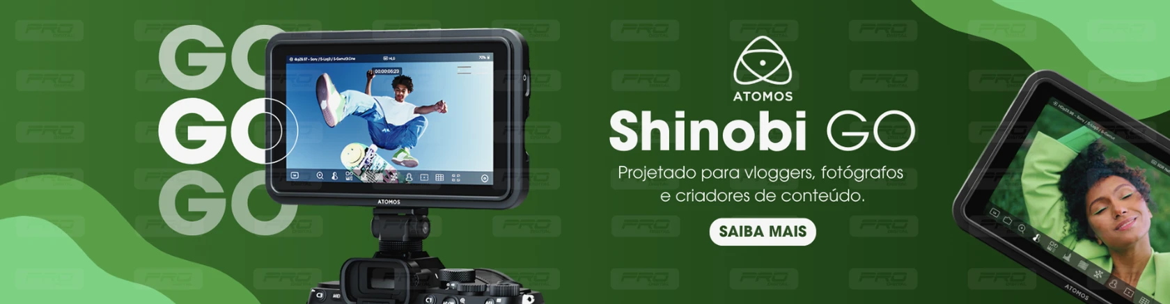Banner Atomos Shinobi GO